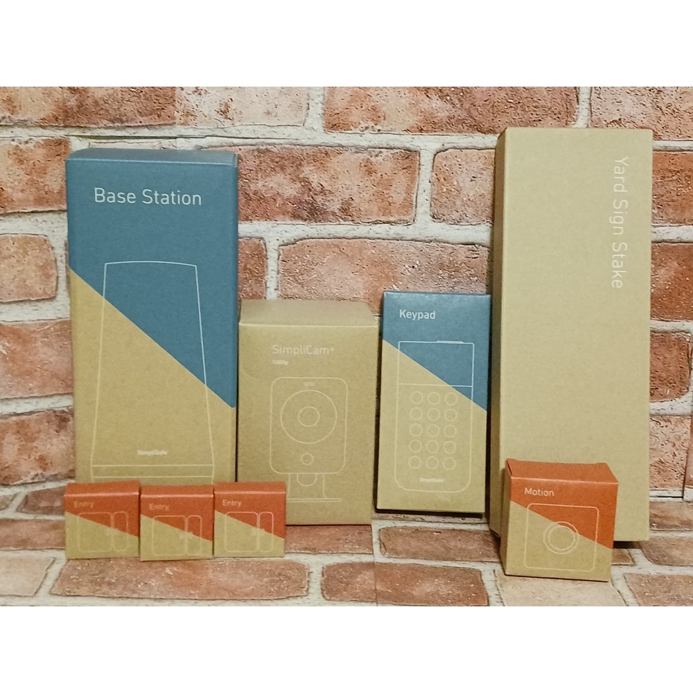 Brand New Wireless Simplisafe Home Security System 8 Piece